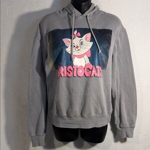 Woman’s small Disney H&M aristocrats grey hoody